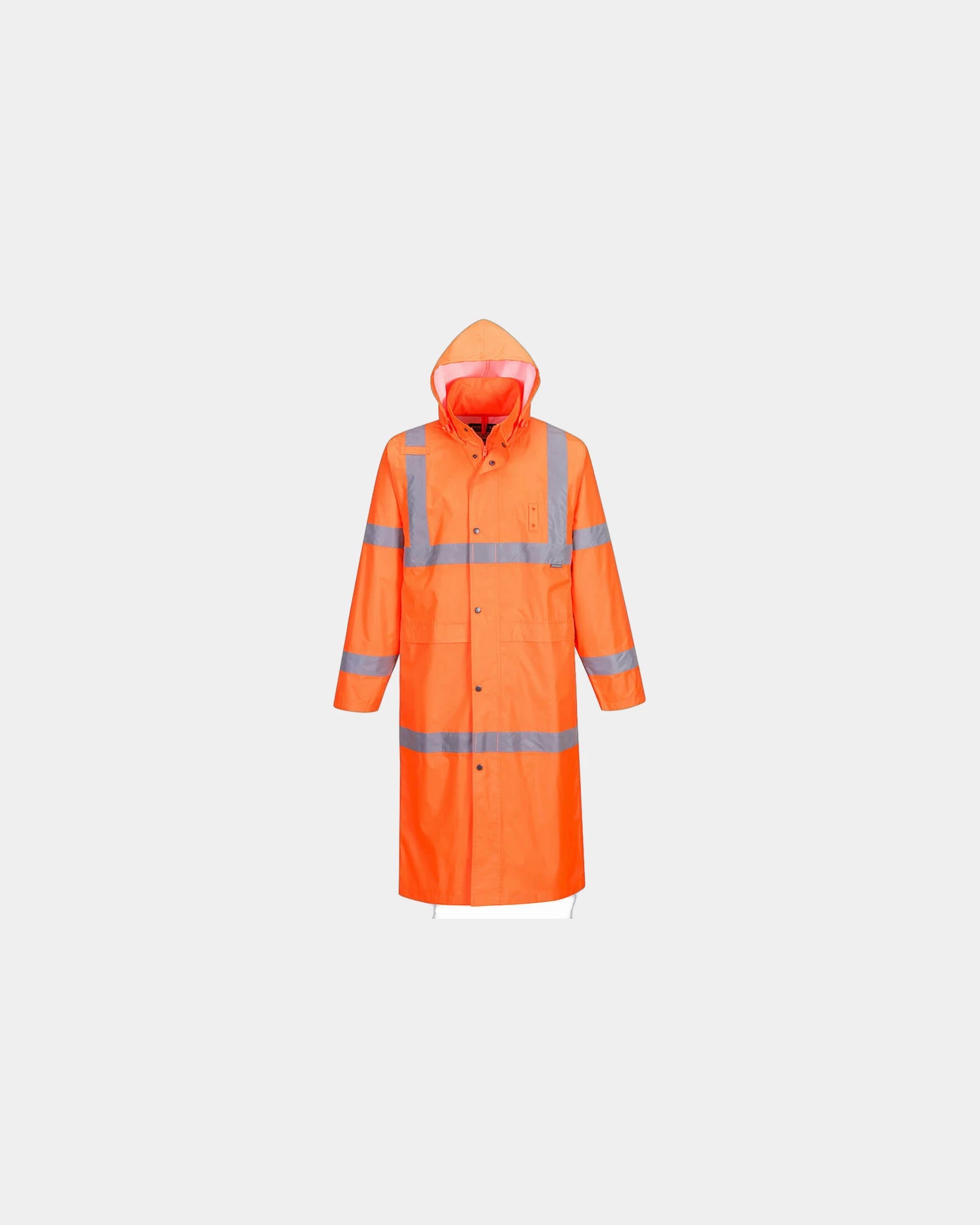 Płaszcz przeciwdeszczowy HiVis 122 cm z nadrukiem - Pomarańczowy